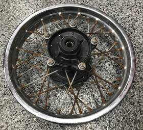 41034-1068 Kawasaki Kx60 Rear Wheel 12 X 1.60 Fits 1983-87 Used Item P/n