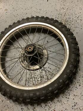 41034-1137 Kawasaki Kx 80 Front Wheel Rim Hub 17x1.40 Inch Little 1986-1987