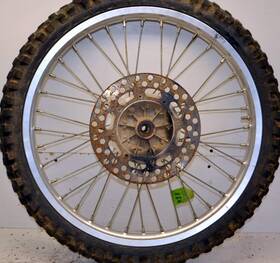 41034-1141 Kawasaki 1986 Kdx 200 Front Wheel Rim Hub Tire