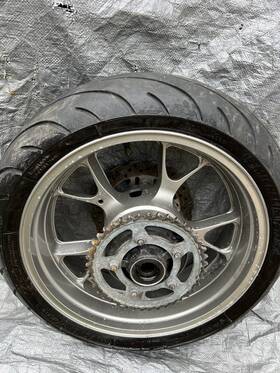 41073-0064-17j Kawasaki 06 07 08 09 10 11 Ninja Zx14 Zx14r Oem Rear Back Wheel Rim Straight