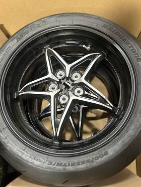 41073-0661-51h Kawasaki Ninja H2 Zx1002 Wheel Rim Set Front Rear Pair