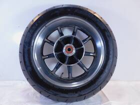 41073-0687-496 Kawasaki 2009 Vulcan 1700 Nomad Voyager Vn1700 Silver Rear Wheel Rim And Tire