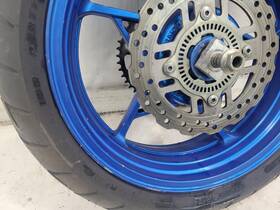 41073-0706-60j Kawasaki 2020 Z900 Zr 900 17x5.50 Rear Wheel Rim - Blue