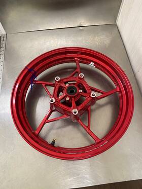 41073-0752-630 Kawasaki 2024 Z500 Front Wheel Rim 17x3 Red