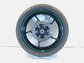 41073-0938-qt Kawasaki 2018-2023 Ninja Ex400 400 Black Rear Wheel Rim Brake Rotor And Tire