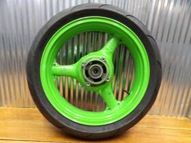 41073-1589-cj Kawasaki 95-97 Ninja Zx6r Zx600f Green Rear Wheel Rim
