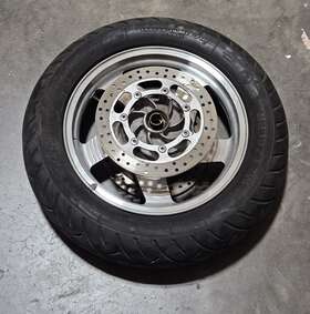 41073-1631-cx Kawasaki 1999 Vulcan 1500 Vn1500g 17 Inch X 3.5 Front Cast Wheel Rim Tire Rotors