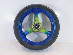 41073-1678 Kawasaki 2000-2005 Zr-750 Zr750 Zr-7s Zr-7 Zr7 Green Front Wheel Rim And Tire