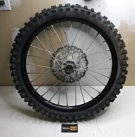 41090-0008-wc Kawasaki 2015 11-21 Kx100 Oem Front Wheel Rim Assembly With Sprocket