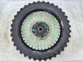 41090-1080 Kawasaki Used Oem 07 2007 Kx250f Rear 19 Inch Wheel Rim And Hub Assy