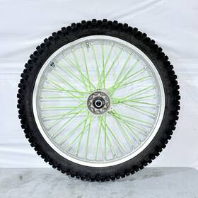 Kawasaki 41090-1120 2000 Kx250 - Oem 21 Inch Front Wheel Rim Hub Tire Kx 125 250