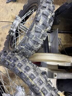 41094-0014-wc Kawasaki Klx 140r Front And Rear Wheel Set