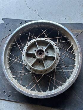 789621-2411 Kawasaki 1973-75 H-1 Rear Wheel 18x2.5 Inch #789621-2411