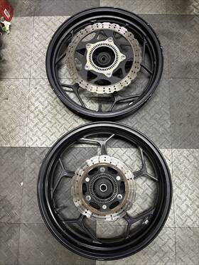 F-0582 Kawasaki 300 Ninja Abs Wheels And Rotors Oem