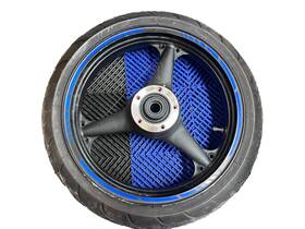 F-1141 Kawasaki 2003-2004 Ninja Zx6r 17 Inch Front Wheel With Michelin Tire