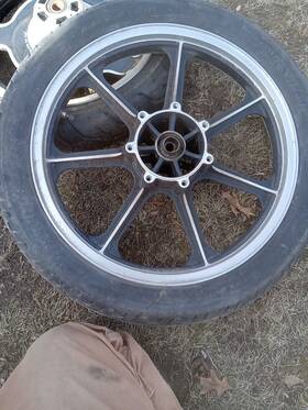 F-1178 Kawasaki Aluminum 19 In Motorcycle Wheel # 19xmt2.15dot