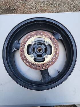 R-1351 Kawasaki 00-05 Zr7s Zr750 Rear Wheel Rim Straight