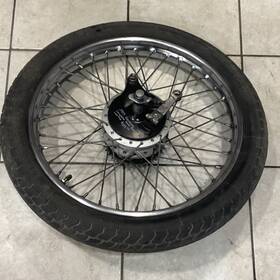 W8yw929t Kawasaki 1973 W100 Rear Wheel And Rim
