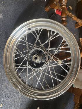 60-wh-606-06 Kcint Factory Oem Harley Fl Shovelhead Rear/front Sportster 1973-83 16 Inch Wheel