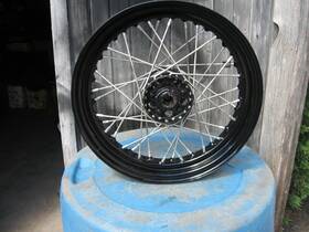 40981-40 Kelsey Hayes Vintage 16inx3 Wheel Harley Davidson Pan Head Cadium Spoke Star Hub