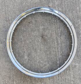 43004-60 Kelsey Hayes Harley-davidson Sportster 40 Spoke Steel Rear Wheel Rim 18 X 2.15