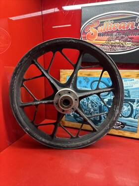 987-67-55 Kimtab 18 Inch Rear Cafe Racer Chopper Harley Yamaha Honda Wheel Magnesium Vintage