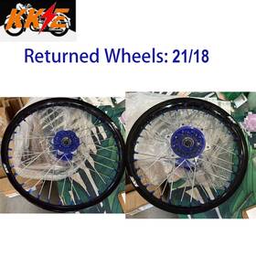 Kke E04ca4140-no208 21/18 Cast Wheels Rims Set For Yamaha Yz250 99-2026 Yz250f Yz450f 03-2026