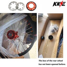 E06ca6160-no48-d-v6 Kke For 2003-2025 Ktm Exc Xcw 125-530cc - 21/18 Dirt Bike Wheels Cast Hubs