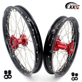 L53k3100-236 Kke Second-hand 19/16 Big Kids Wheels Rims Fit Honda Crf150r 2007-2024 Cnc Red Hub