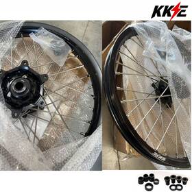 N12o1100-no74-v6 Kke For Rm125 Rm250 1996-2008 - 1.6 21/2.15 19ftft Black Wheels Rims Suzuki
