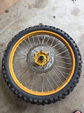 N12o2100-hl Kke 21 Inch Alloy Spoke Front Wheel Rim Suzuki 1996-2007 Rm125 / 1996-2008 Rm250