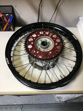 Rn06ca0101-r220 Kke 2001 Honda Cr250r 2.15 19 Cast Rear Wheel Sprocket Disc Glm J 19x2.15 32h