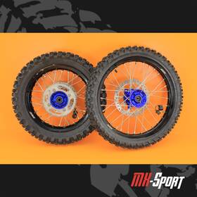 Kke S44k4100-hl 02-25 2012 Yz85 Yz 85 Front Rear Wheels Complete Wheel Set Hub Rim 17/14