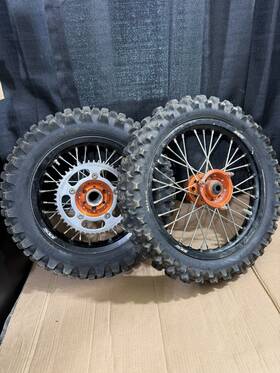 U56k6100-v6 Kke 1.4 14/1.6 12 Mini Wheels Set For Ktm 65 Sx 2002-2024 Gas Mc 21-24