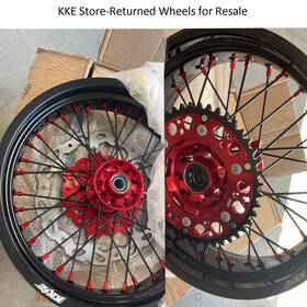 X13n3131-no108 Kke 3.5/4.25ftft Supermoto Wheels Rims For Honda Crf250r Crf450r Crf450rx 2026 Red