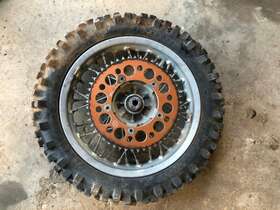 2345678 Ktm 2006 65 Sx 65sx Rear Rim Wheel Hub 03 04 05 06 07 08 Oem 12 Inch