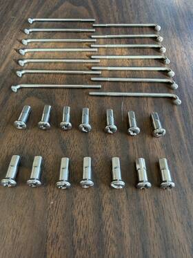45010071200 Ktm 2005 50 Mini Rear Wheel Spokes