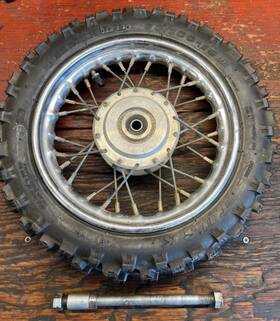 45109001344 Ktm 1997-2006 50 Mini Junior Senior Front Wheel With Axle