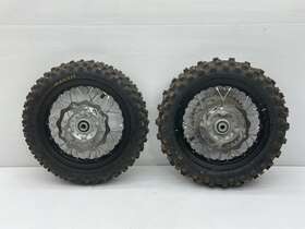 45309001244 Ktm 2018 50sx Mini Wheel Set Tire Rim Hub Rotor Sprocket Front Rear Husqvarna Tc