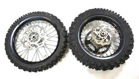 46209001044 Ktm 2011 65 Sx Factory Wheels Rims With Rotors Oem