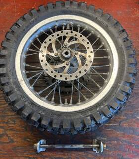 46010085100 Ktm 46210001044 2009-2011 65sx Rear Rim With Axle