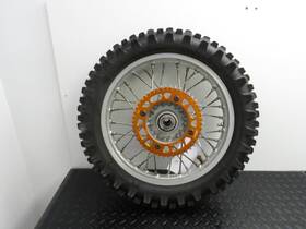 47010001044 Ktm 03 04 05 85 85sx 14 Inch Rear Wheel Rim Tire Hub Nice
