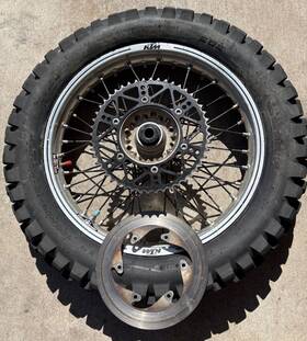 Ktm 5150001344 2013-2014 200 250 300 350 450 500 Rear Wheel With Tubeless