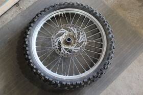 51509001044 Ktm 2004 450 Smr Front Wheel Rim New Tire Dunlop Geomax Mx71f 90/100-21