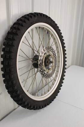 56509001044 Ktm 1985 350 Mxc Front Wheel Assembly 240 - Mx Gs Gsxc 85
