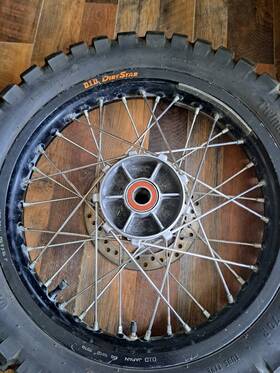 753.10.010.100r Ktm / Husqvarna Cush Drive Rear Wheel 18x2.50