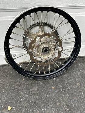 Ktm 7801000104430 Oem 2008 Rear Wheel 18 X 2.15 Excel Takasago 125cc-640cc 1998-2023 250 Xcfw