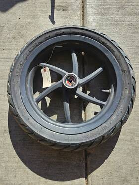 44601-lej2-e10-nea Kymco 08-15 Super 8 150 Front Wheel Rim Tire 14x3