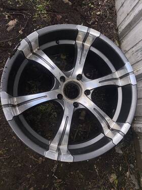 Magma-07 Liquid Metal Wheels 22 Inch Black Machine Wheel 5x139