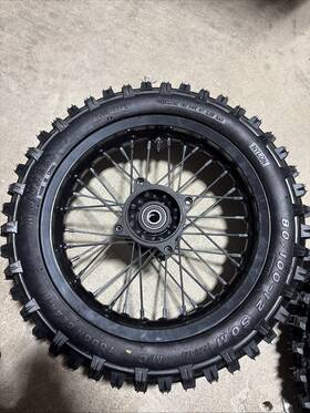 100-12 Loyalheartdy 6202rs 60/100-14 Front And 80/100-12 Rear Off-road Motorcycle Wheels